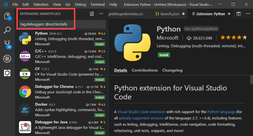 Visual Studio Code o VS Code