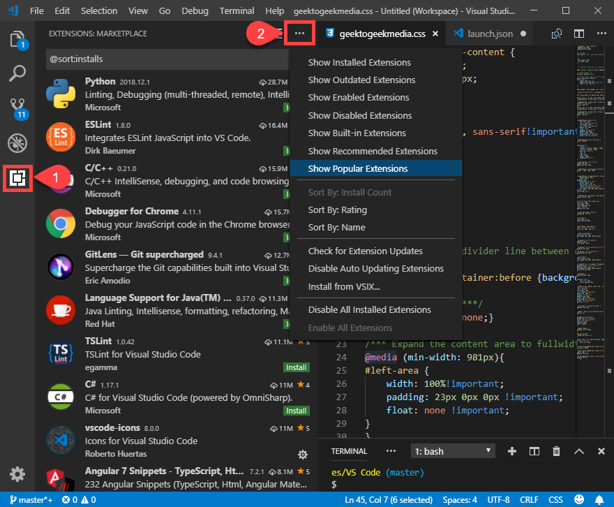 Visual Studio Code o VS Code