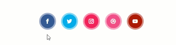 botón de seguimiento de redes sociales