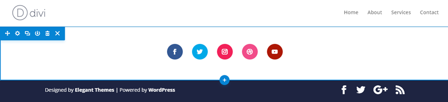 botón de seguimiento de redes sociales