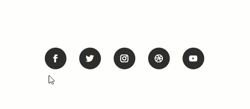 botón de seguimiento de redes sociales