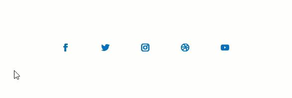 botón de seguimiento de redes sociales