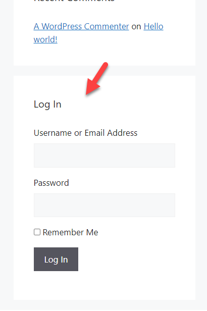 Login Formular