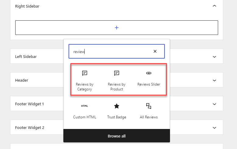 revisar widgets