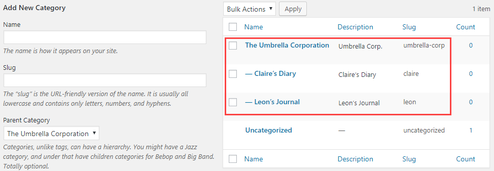 Varios blogs de WordPress en un sitio
