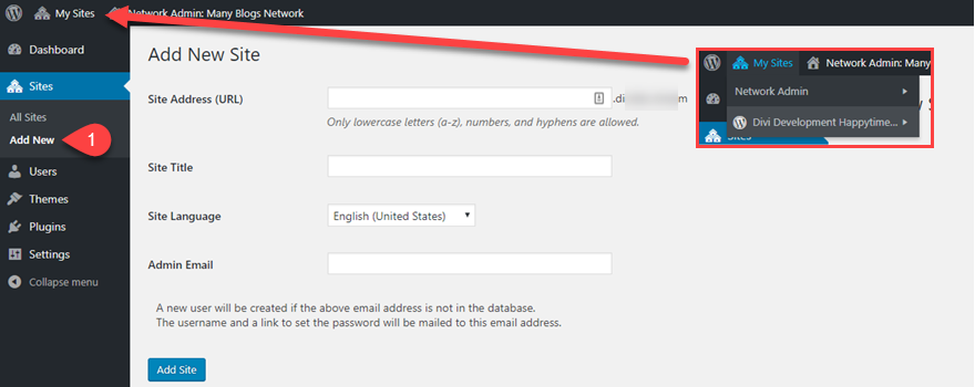 Varios blogs de WordPress en un sitio