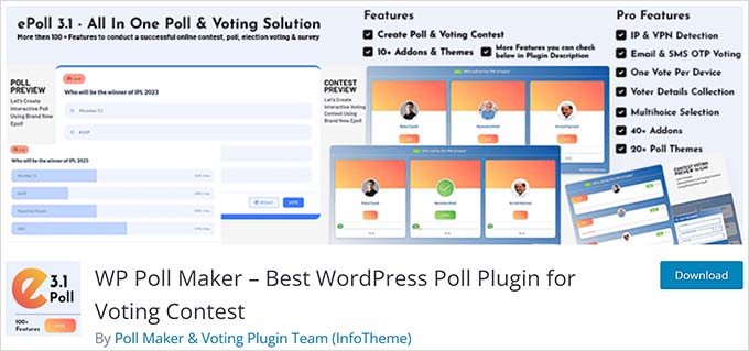 WP 설문 조사 작성기 WP Poll Maker
