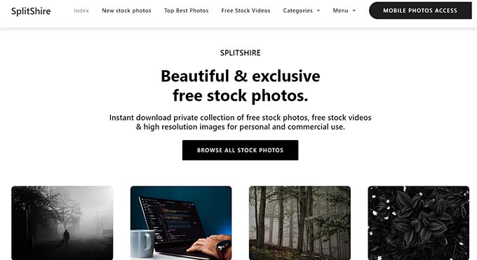 斯普利特郡网站 Splitshire website