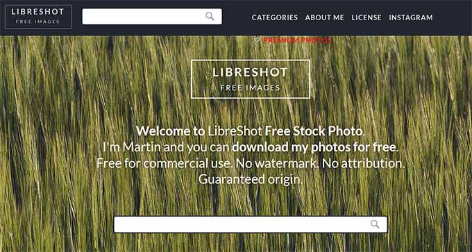 自由射击网站 LibreShot website