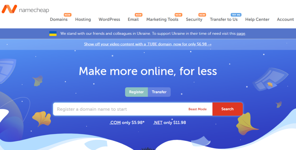 Namecheap - ドメインレジストラ