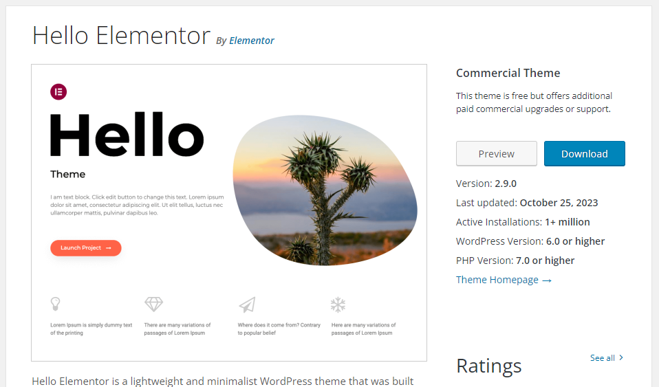สวัสดีครับคุณ Elementor