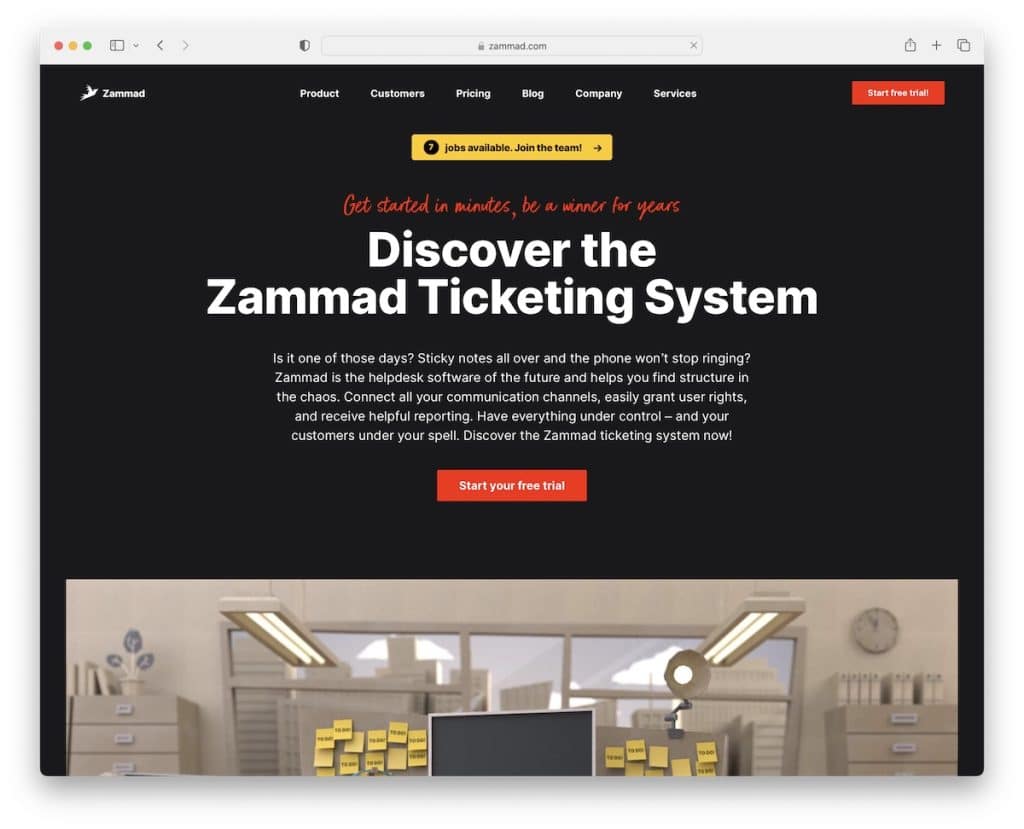 sistem tiket sumber terbuka zammad