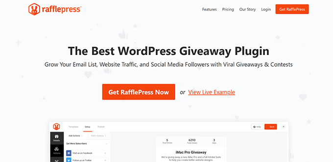 ЛотереяПресс RafflePress