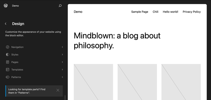 Pełny edytor witryny WordPress The WordPress Full Site Editor