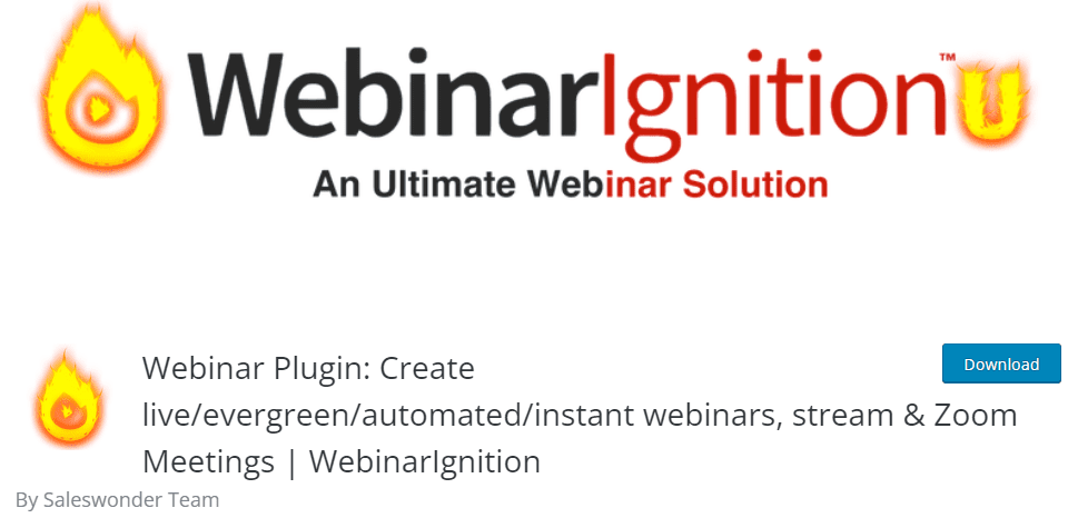 Wtyczka Ignition do webinaru