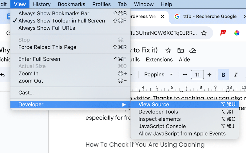 Посмотреть источник из инструментов Google Developers – Источник: Google Developer Tools.