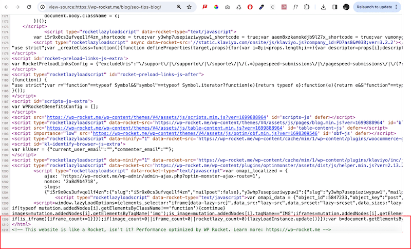Источник кода для проверки работы кеширования. Источник: Google Dev Tools.