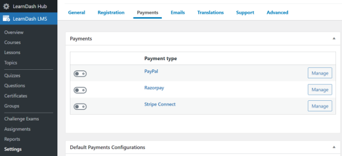 Pembayaran LearnDash Add payment gateway to LearnDash