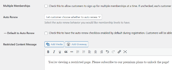 Masukkan pesan kesalahan yang dibatasi Enter restricted error message