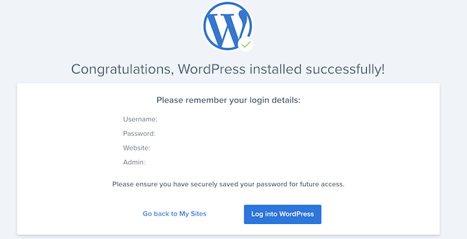 如何使用 WordPress 建立汽車零件網站 Log into WordPress