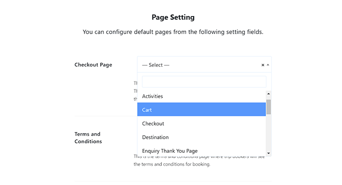 配置頁面設定 Configure page settings
