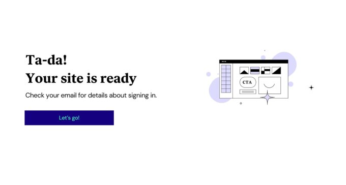 Elementor Hosting 설정 마법사의 성공 메시지