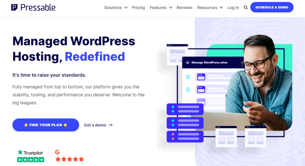 pressable - 클라우드 WordPress 호스팅 제공업체