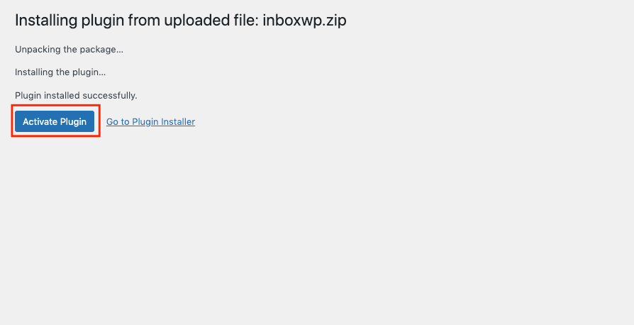 Conheça o InboxWP: assuma o controle da entrega de e-mail transacional do WordPress com perfeição 6 Activate the plugin