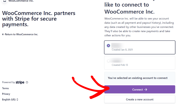 Stripe'ı WooCommerce'e bağlayın Connect Stripe to WooCommerce