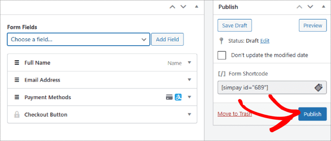 formu yayınla publish form