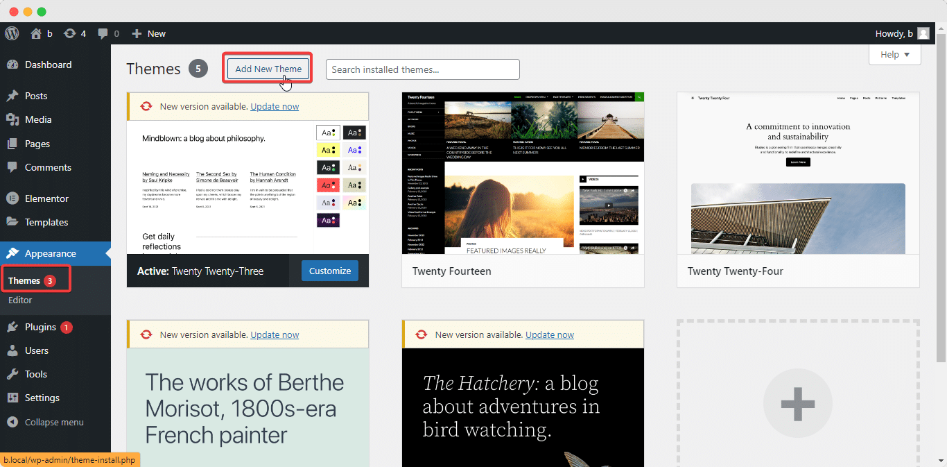 ecco come installare il tema ventiquattro here is how to install the twenty twenty four theme