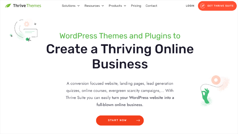 thrivethemes-homepage - IsItWP - Rilevatore di temi WordPress gratuito thrivethemes homepage