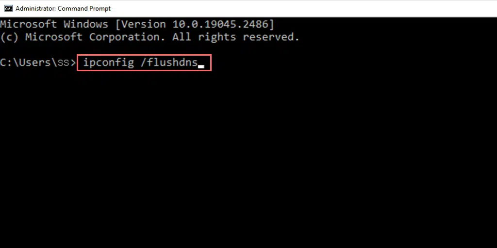 "DNS Sunucusu Yanıt Vermiyor" Hatası Nasıl Düzeltilir? (12 Yöntem) 12 Command prompt to flush dns