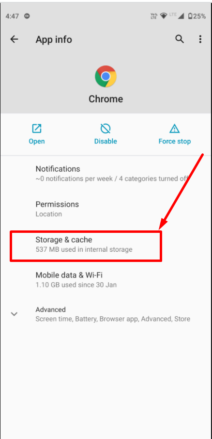 Chrome'da 'ERR_CACHE_MISS' Hatası Nasıl Düzeltilir? (9 Yöntem) 23 err_cache_miss fix android