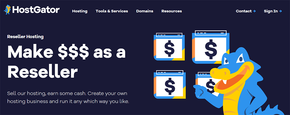 Alojamiento para revendedores HostGator