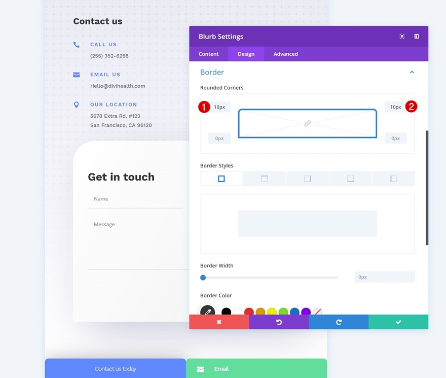 แถบส่วนท้ายมือถือคงที่