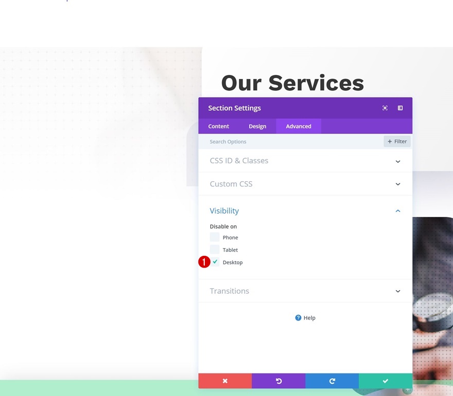 แถบส่วนท้ายมือถือคงที่