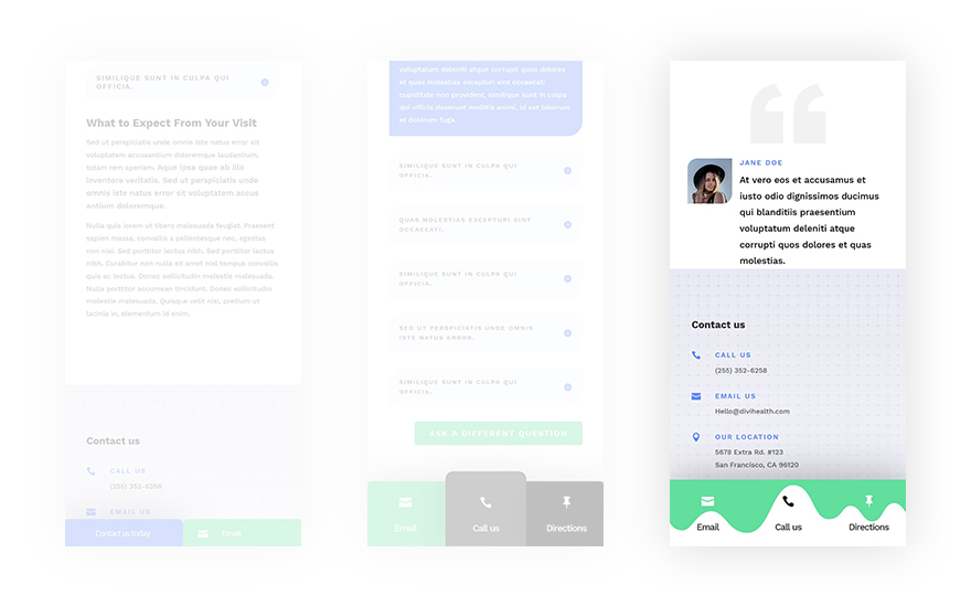 แถบส่วนท้ายมือถือคงที่