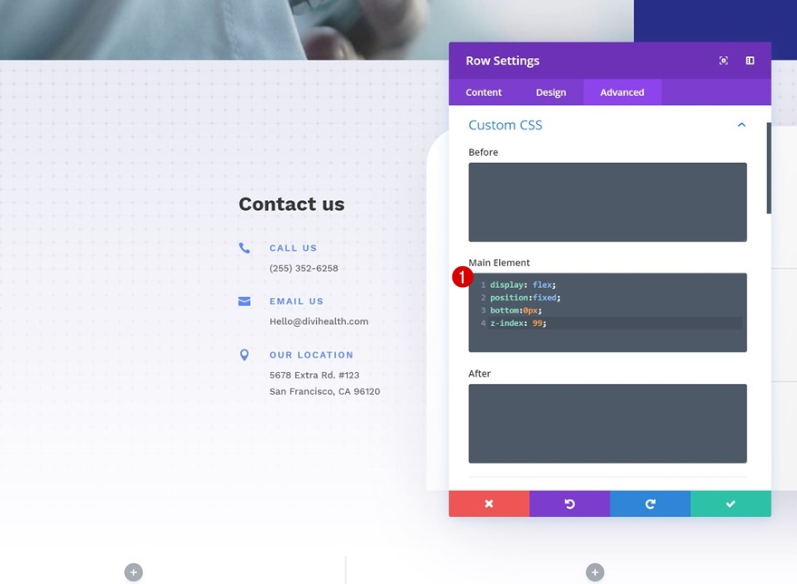 แถบส่วนท้ายมือถือคงที่