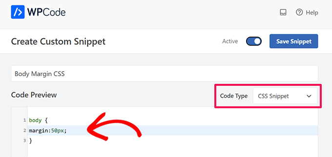 在 WPCode 中添加自定义 CSS Adding custom CSS in WPCode