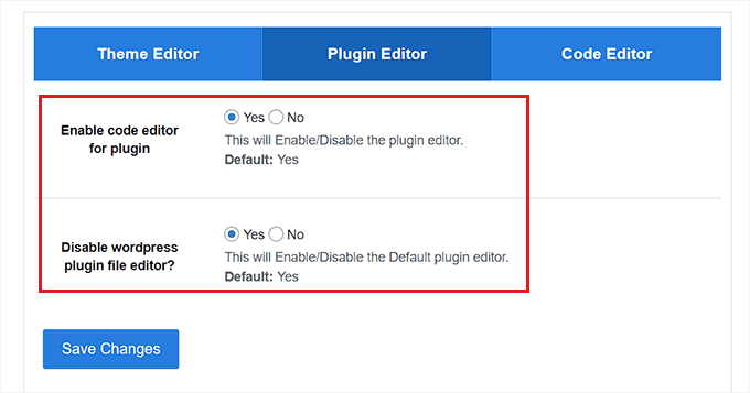 Configurer les paramètres de l'éditeur de plugin Configure plugin editor settings