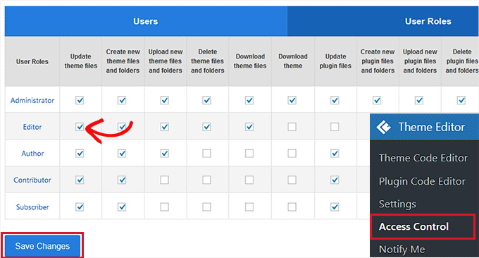 Contrôler l'accès à l'éditeur de thèmes et de plugins Control the access to theme and plugin editor