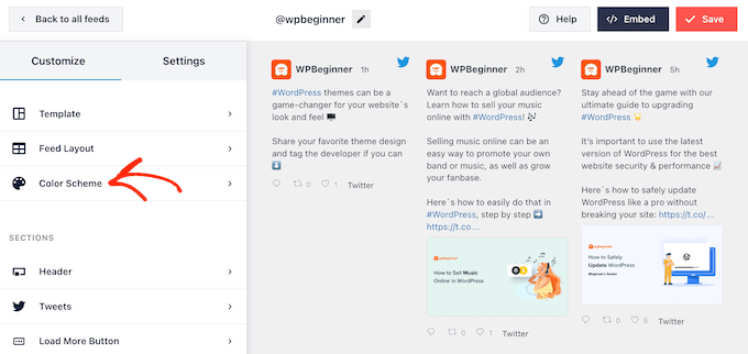 Schimbarea schemei de culori pentru a se potrivi cu tema dvs. WordPress Changing the color scheme to match your WordPress theme