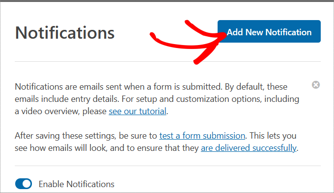 新しい通知ボタンを追加 Add new notifications button