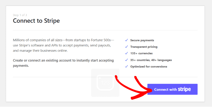 Stripe で接続する Connect with Stripe