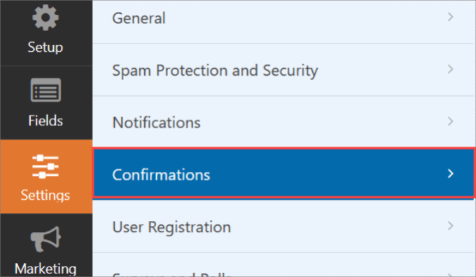 確認事項 Confirmations