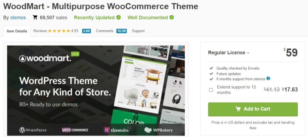 woodmart tema alternatifleri