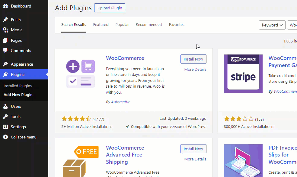 WooCommerceをインストールする