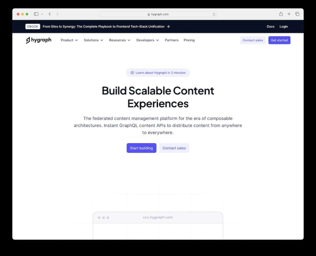 hygraph cms dla programistów