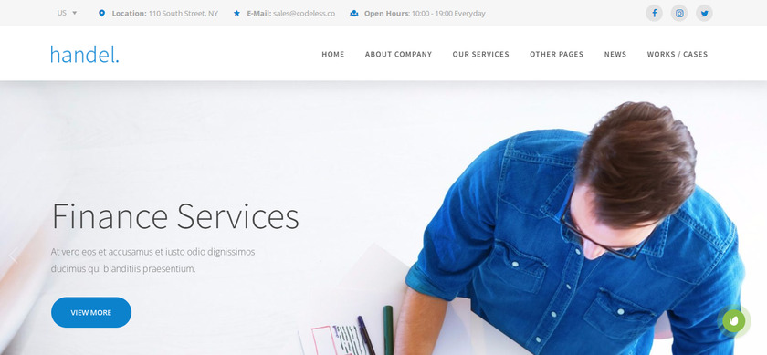 handel-finance-services-templates